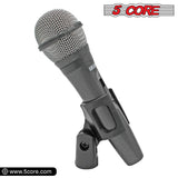 5 CORE Karaoke Microphone Dynamic Vocal Handheld Mic Cardioid Unidirectional Microfono w On and Off Switch Includes XLR Audio Cable Mic Holder PM 600