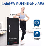 Walking Pad Treadmill Under Desk,Portable Mini Treadmill 265 lbs Capacity with Remote Control,Installation-Free Jogging Machine for Home/Office,Bluetooth and LED Display.