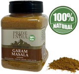 Pride of India - Garam Masala Ground – Warming Spice Blend for Variety of Dishes – Flavorful Mix for Curries and Pilafs – Easy to Use - 2.2 oz. Small Dual Sifter Bottle – Ideal for Non-Veg & Veg Dishe