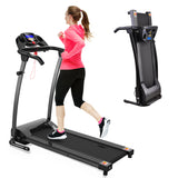 FYC Folding Treadmills for Home;  Foldable Electric Treadmill with LCD display;  Lightweight Compact Treadmill Fitness Running Walking Jogging Exercise for Home Office Apartment Saver Space