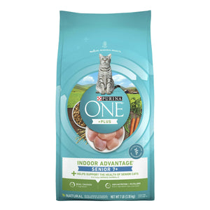 Purina One +Plus Hairball Formula Chicken Dry Cat Food 16 lb Bag