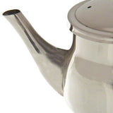 Stainless Steel Gooseneck Tea Pot w/Vented Hinged Lid, 32 Fluid Ounces (4-5 Cups) by Pride Of India 32 oz