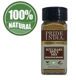 Pride of India - Kitchari Spice Seasoning – Made with Authentic Indian Spices – Good for Health Cleanse & Diet – Easy to Use – 2 oz. Small Dual Sifter Bottle