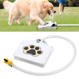 Dog Water Fountain Outdoor Dog Pet Water Dispenser Step-on Activated Sprinkler