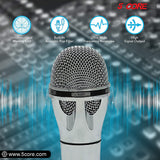 5 CORE Karaoke Microphone Dynamic Vocal Handheld Mic Cardioid Unidirectional Microfono w On and Off Switch Includes XLR Audio Cable Mic Holder PM 817 CH