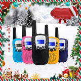 2pc Multifunctional Portable Kids Walkie Talkie With LED Backlight For Outdoor Camping Hiking