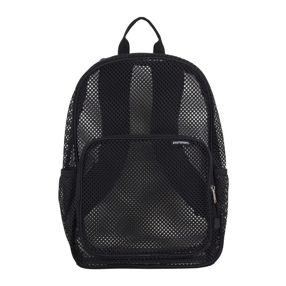 Eastsport Unisex Spirit Mesh Backpack, Black