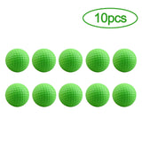 10Pcs Golf Balls PU Foam Elastic Indoor Outdoor Golf Practice Driving Range Children Putting Golf Supplies