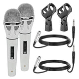 5 CORE Karaoke Microphone Dynamic Vocal Handheld Mic Cardioid Unidirectional Microfono w On and Off Switch Includes XLR Audio Cable Mic Holder PM 817 CH