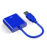 USB 3.0 TO VGA Conversor Vídeo Display Cable USB 3.0 TO VGA Hd 1080P