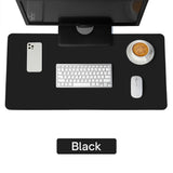 Large Size Office Desk Protector Mat PU Leather Waterproof Mouse Pad Desktop Keyboard Desk Pad Gaming Mousepad PC Accessories