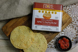 Pride Of India - Spicy Chickpea Masala Papadum Lentil Crisp, 10 count (3.53oz - 100gm)