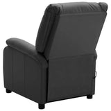 Massage Chair Anthracite Faux Leather