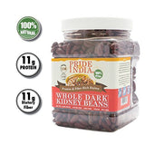 Pride Of India - Indian Whole Dark Kidney Beans - Protein & Fiber Rich Rajma