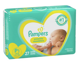 Pampers Swaddlers Diapers Size Preemie, 27 Count