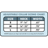 Adjustable Collar - Quick Release Metal Alloy - Red Plaid