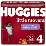 Huggies Little Movers Baby Diapers Size 4;  22 Count