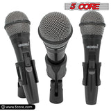 5 CORE Karaoke Microphone Dynamic Vocal Handheld Mic Cardioid Unidirectional Microfono w On and Off Switch Includes XLR Audio Cable Mic Holder PM 600