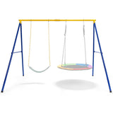 660 LBS Extra-Large A-Shaped Swing Stand with Anti-Slip Footpads