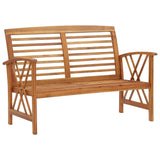 4 Piece Patio Lounge Set Solid Acacia Wood