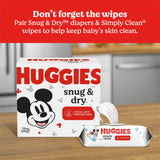 Huggies Snug & Dry Baby Diapers Size 4;  Count 128