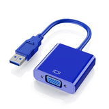 USB 3.0 TO VGA Conversor Vídeo Display Cable USB 3.0 TO VGA Hd 1080P