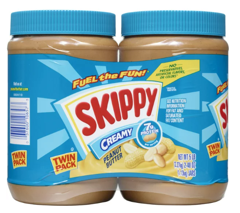 SKIPPY Creamy Peanut Butter Twin Pack 2