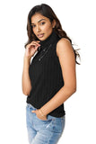 Basic Bae Full Size Ribbed Turtleneck Tank