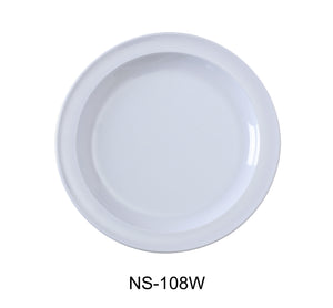 Yanco NS-108W Nessico Round Dinner Plate