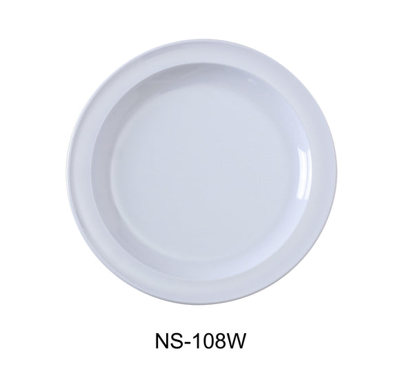 Yanco NS-108W Nessico Round Dinner Plate